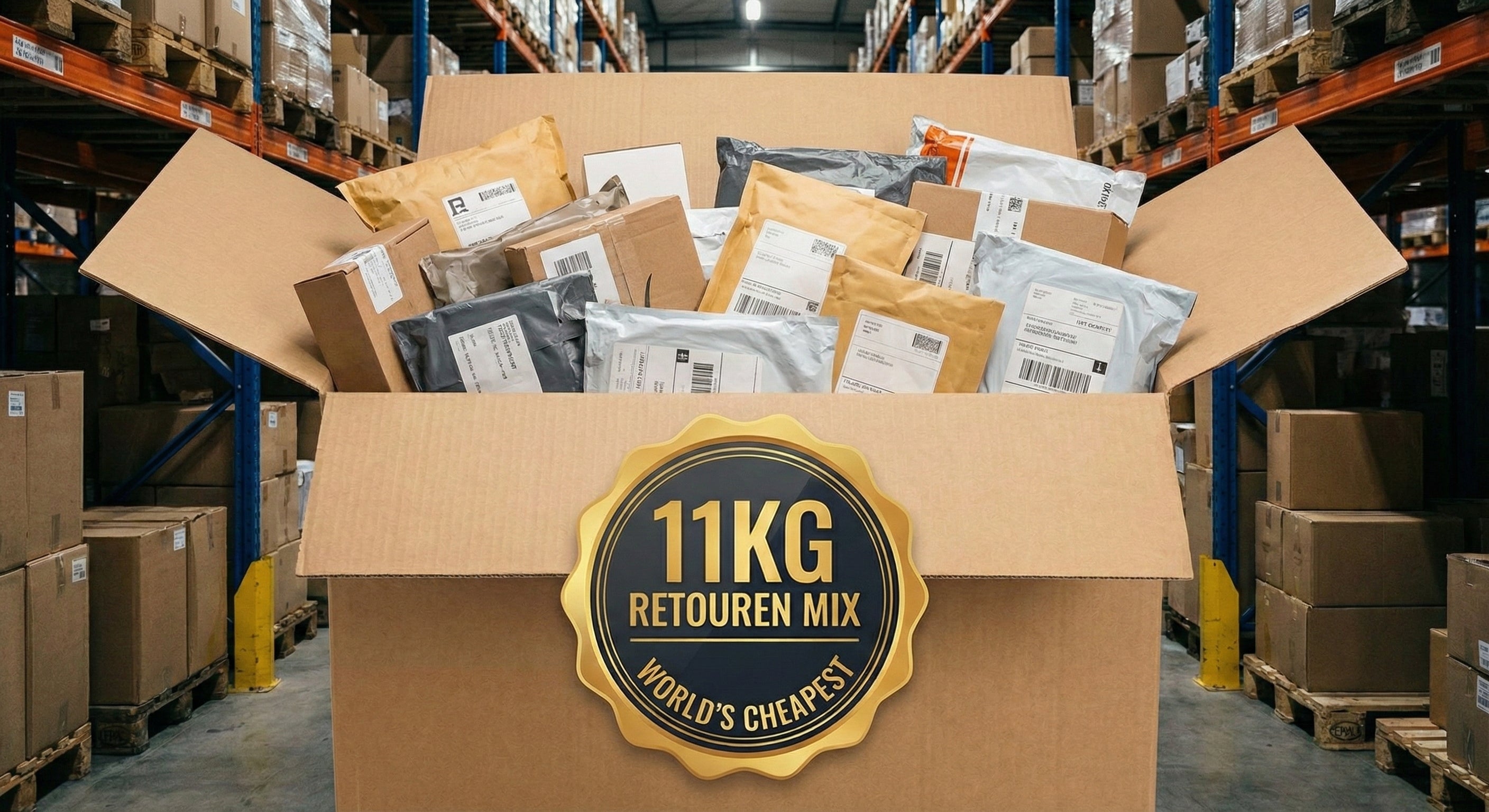 11KG ungeprüfte RETOUREN MYSTERY PACKS. NICHT SORTIERT + NICHT GEPRÜFT-zoom-1